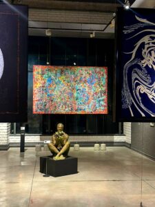 نمایش آثار فریدالله ادیبآیین از مجموعهی محمدرضا بحرانی در موزیم بینالمللی دیدی 2 راگا مالا- ادیب آیین