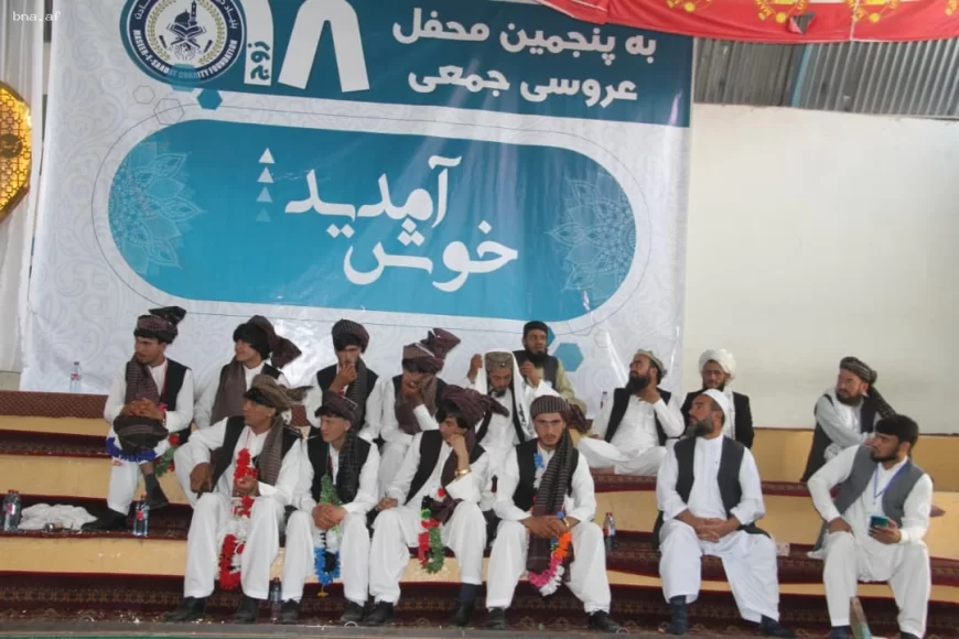 مراسم عروسی دسته جمعی در غزنی